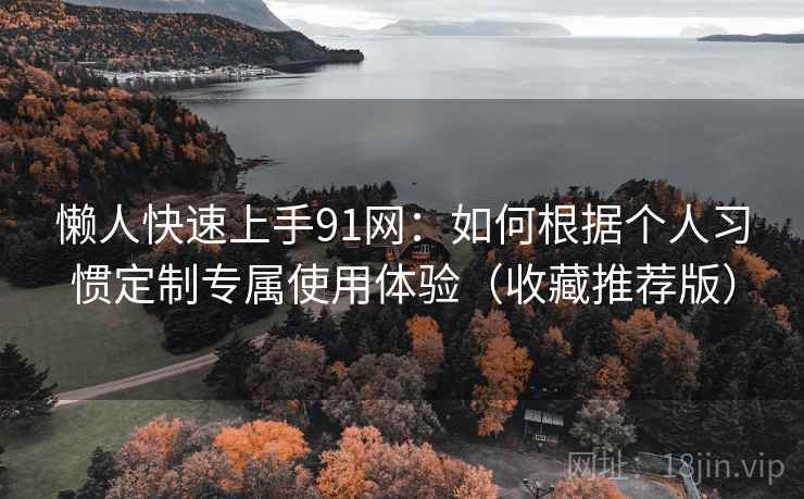 懒人快速上手91网：如何根据个人习惯定制专属使用体验（收藏推荐版）