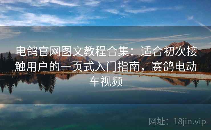 电鸽官网图文教程合集：适合初次接触用户的一页式入门指南，赛鸽电动车视频